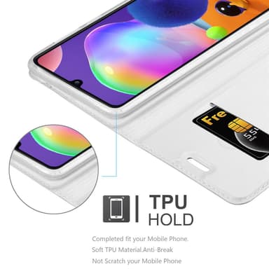 Samsung Galaxy A31 Fodral Skal Case (Silver)