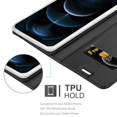 iPhone 12 / 12 PRO Fodral Skal Case (Svart)