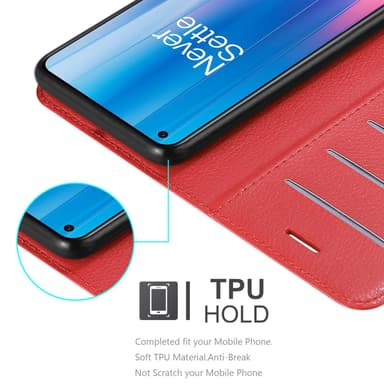OnePlus Nord CE 2 5G Plånboksfodral Skal (Röd)