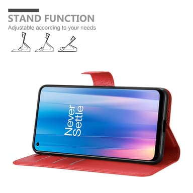 OnePlus Nord CE 2 5G Plånboksfodral Skal (Röd)