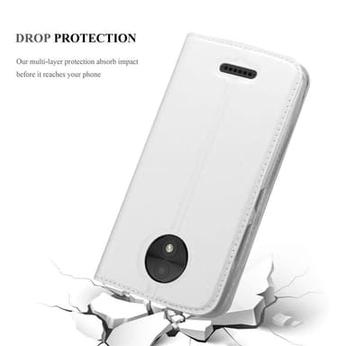Motorola MOTO C PLUS Fodral Skal Case (Silver)