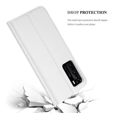Huawei P40 Fodral Skal Case (Silver)