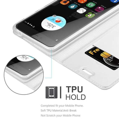 ZTE Blade V7 Fodral Skal Case (Silver)