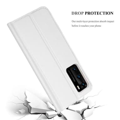 Huawei P40 Fodral Skal Case (Silver)