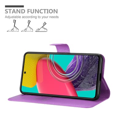 Samsung Galaxy M53 5G Plånboksfodral Skal (Lila)