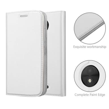 Motorola MOTO C PLUS Fodral Skal Case (Silver)