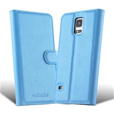 Samsung Galaxy S5 / S5 NEO Plånboksfodral Skal (Blå)