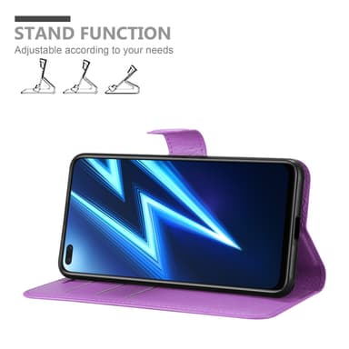 Realme 6 PRO Plånboksfodral Skal (Lila)