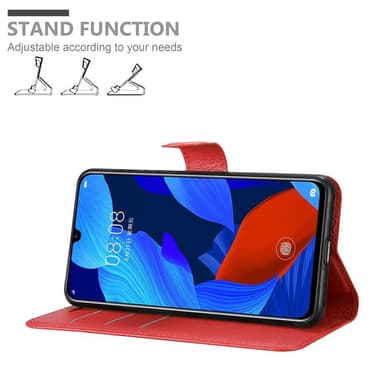 Huawei NOVA 5 / 5 PRO Plånboksfodral Skal (Röd)