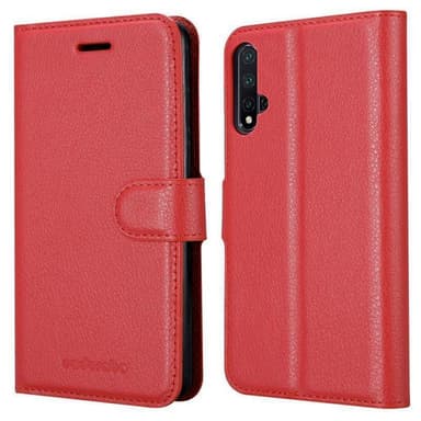 Huawei NOVA 5 / 5 PRO Plånboksfodral Skal (Röd)