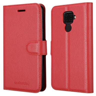 Huawei MATE 30 LITE Plånboksfodral Skal (Röd)