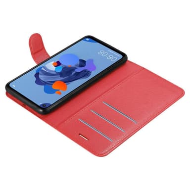 Huawei MATE 30 LITE Plånboksfodral Skal (Röd)