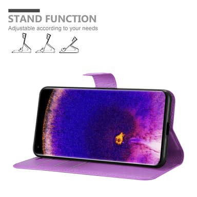 Oppo FIND X5 PRO Plånboksfodral Skal (Lila)