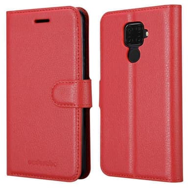 Huawei MATE 30 LITE Plånboksfodral Skal (Röd)