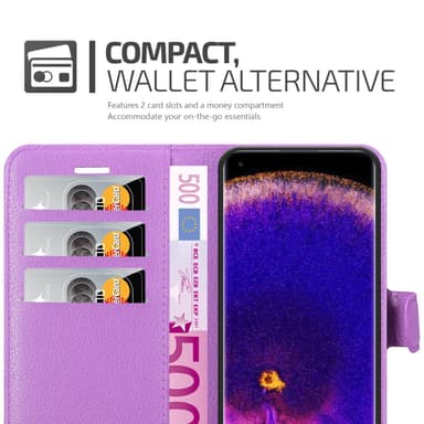 Oppo FIND X5 PRO Plånboksfodral Skal (Lila)