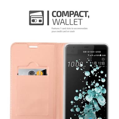 HTC U ULTRA Fodral Skal Case (Rosa)
