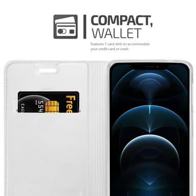 iPhone 12 / 12 PRO Fodral Skal Case (Silver)