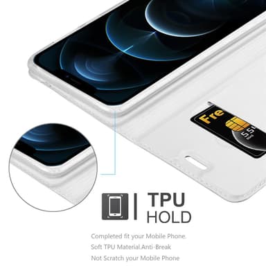 iPhone 12 / 12 PRO Fodral Skal Case (Silver)