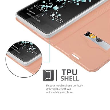 HTC U ULTRA Fodral Skal Case (Rosa)