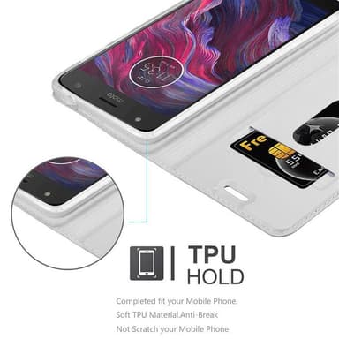 Motorola MOTO X4 Fodral Skal Case (Silver)