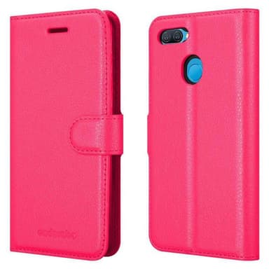 Oppo A12 Plånboksfodral Skal (Rosa)