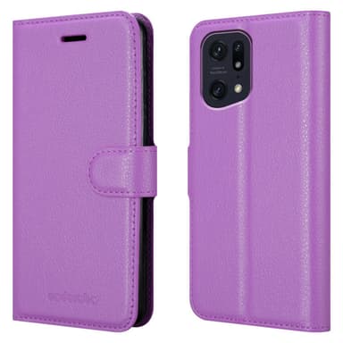 Oppo FIND X5 PRO Plånboksfodral Skal (Lila)