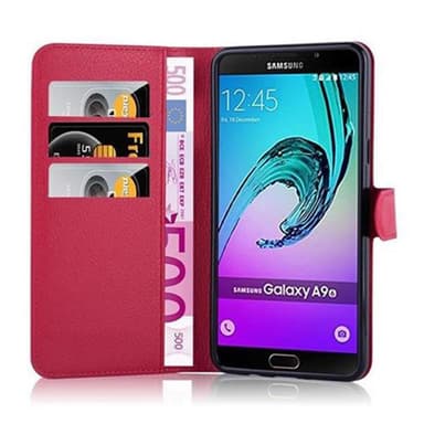 Samsung Galaxy A9 2016 Plånboksfodral Skal (Röd)