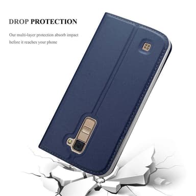 LG K10 2016 Fodral Skal Case (Blå)