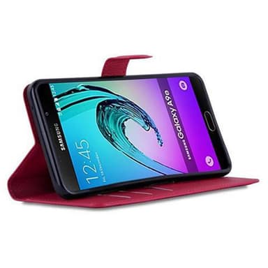 Samsung Galaxy A9 2016 Plånboksfodral Skal (Röd)