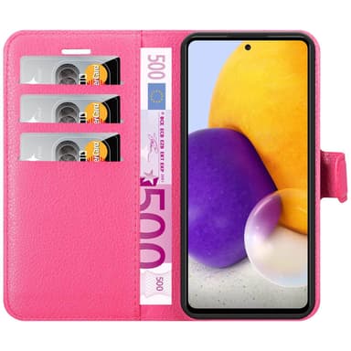 Samsung Galaxy A73 5G Plånboksfodral Skal (Rosa)