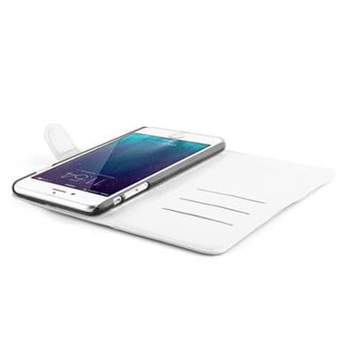 iPhone 6 PLUS / 6S PLUS Plånboksfodral Skal (Vit)