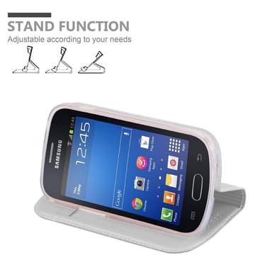 Samsung Galaxy S3 MINI Fodral Skal Case (Silver)