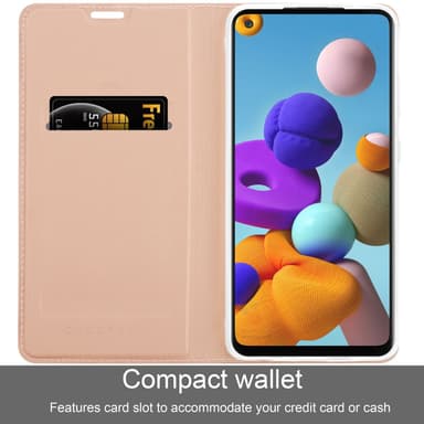 Samsung Galaxy A21s Fodral Skal Case (Rosa)