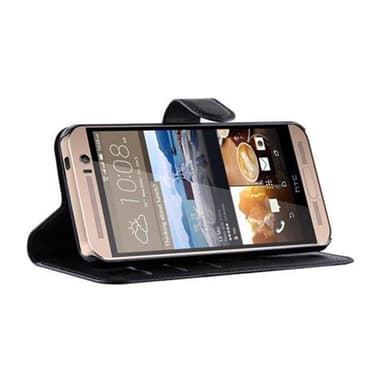 HTC ONE M9 PLUS / ONE ME Plånboksfodral Skal (Svart)