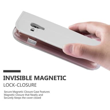 Samsung Galaxy S3 MINI Fodral Skal Case (Silver)