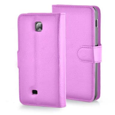 LG OPTIMUS F5 / LUCID 2 Plånboksfodral Skal (Lila)