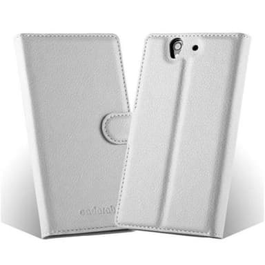 Sony Xperia Z Plånboksfodral Skal (Vit)