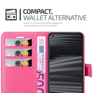 Realme GT 2 PRO Plånboksfodral Skal (Rosa)