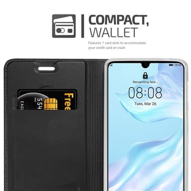 Huawei P30 Fodral Skal Case (Svart)