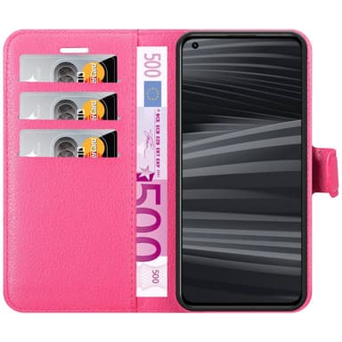 Realme GT 2 PRO Plånboksfodral Skal (Rosa)