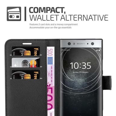 Sony Xperia XA2 ULTRA Plånboksfodral Skal (Svart)