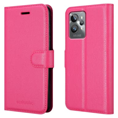 Realme GT 2 PRO Plånboksfodral Skal (Rosa)