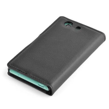 Sony Xperia Z3 COMPACT Plånboksfodral Skal (Svart)