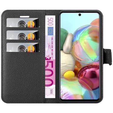 Samsung Galaxy A71 5G Plånboksfodral Skal (Svart)