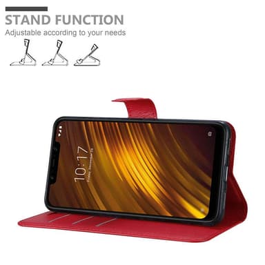 Xiaomi Pocophone F1 Plånboksfodral Skal (Röd)