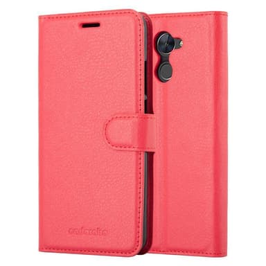 Huawei Enjoy 7 PLUS Plånboksfodral Skal (Röd)