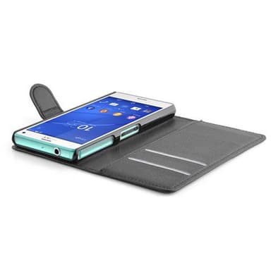 Sony Xperia Z3 COMPACT Plånboksfodral Skal (Svart)