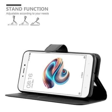 Xiaomi RedMi 5A Plånboksfodral Skal (Svart)