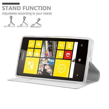 Nokia Lumia 520 / 521 Fodral Skal Case (Silver)