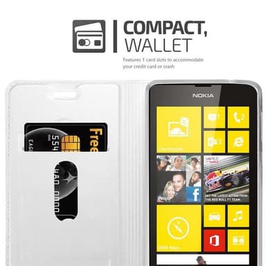 Nokia Lumia 520 / 521 Fodral Skal Case (Silver)